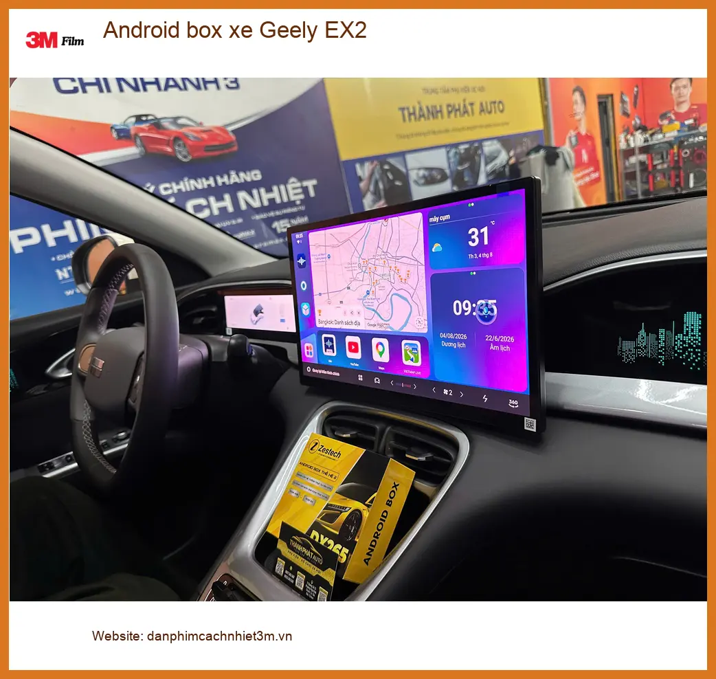 Anh Tuấn Anh lắp Android box chính hãng cho Geely EX2 tại Quận 10
