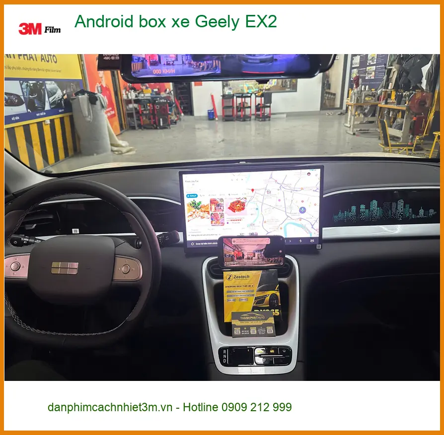 Anh Tuấn Anh lắp Android box chính hãng cho Geely EX2 tại Quận 10 ảnh thực tế 3