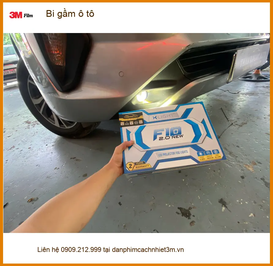 Chị Mai Phương độ bi gầm ô tô Hyundai Accent tại Thủ Đức đèn zin yếu