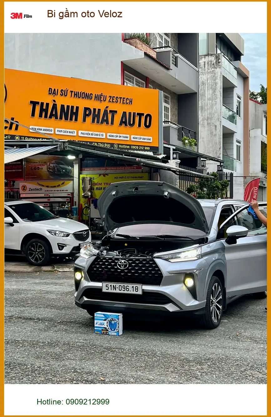 Chị Thảo lắp bi gầm cho Veloz ở Quận Thủ Đức để cải thiện tầm nhìn tối ảnh thực tế 3