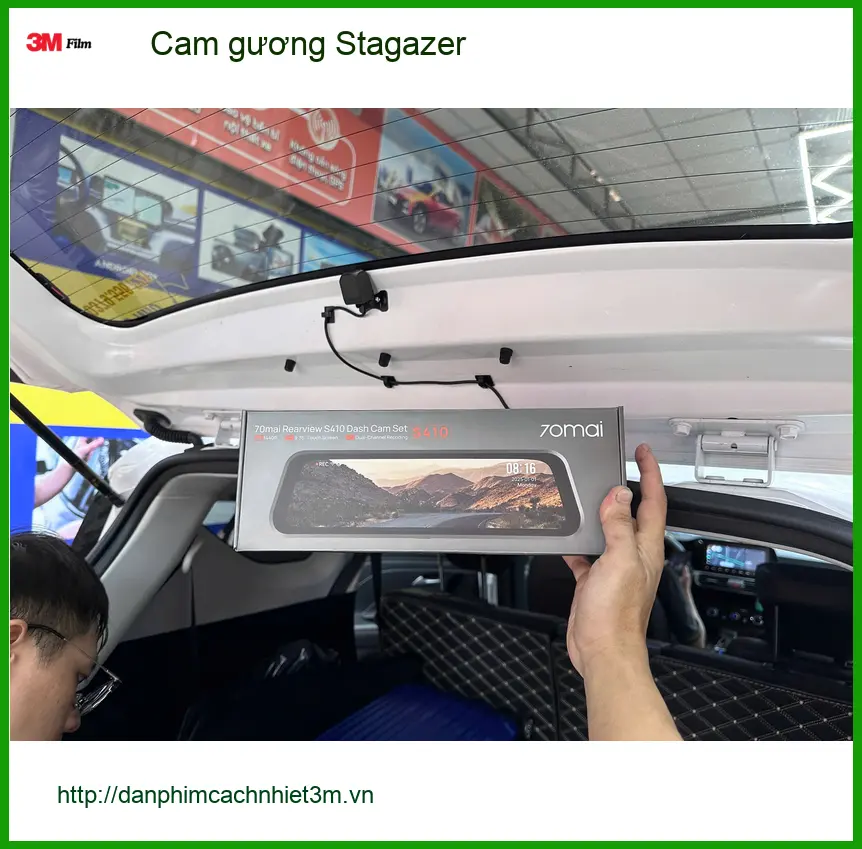 Chị Thảo lắp cam gương cho Hyundai Stargazer tại Quận 12 để tăng cường an toàn ảnh thực tế 2