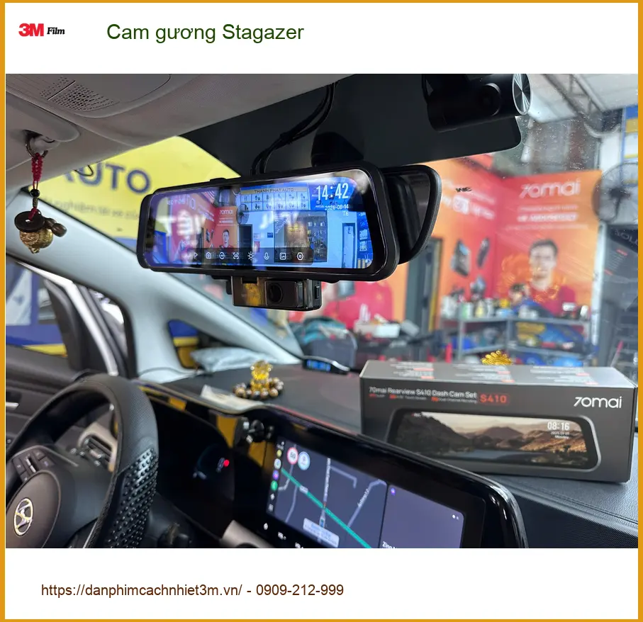 Chị Thảo lắp cam gương cho Hyundai Stargazer tại Quận 12 để tăng cường an toàn ảnh thực tế 3