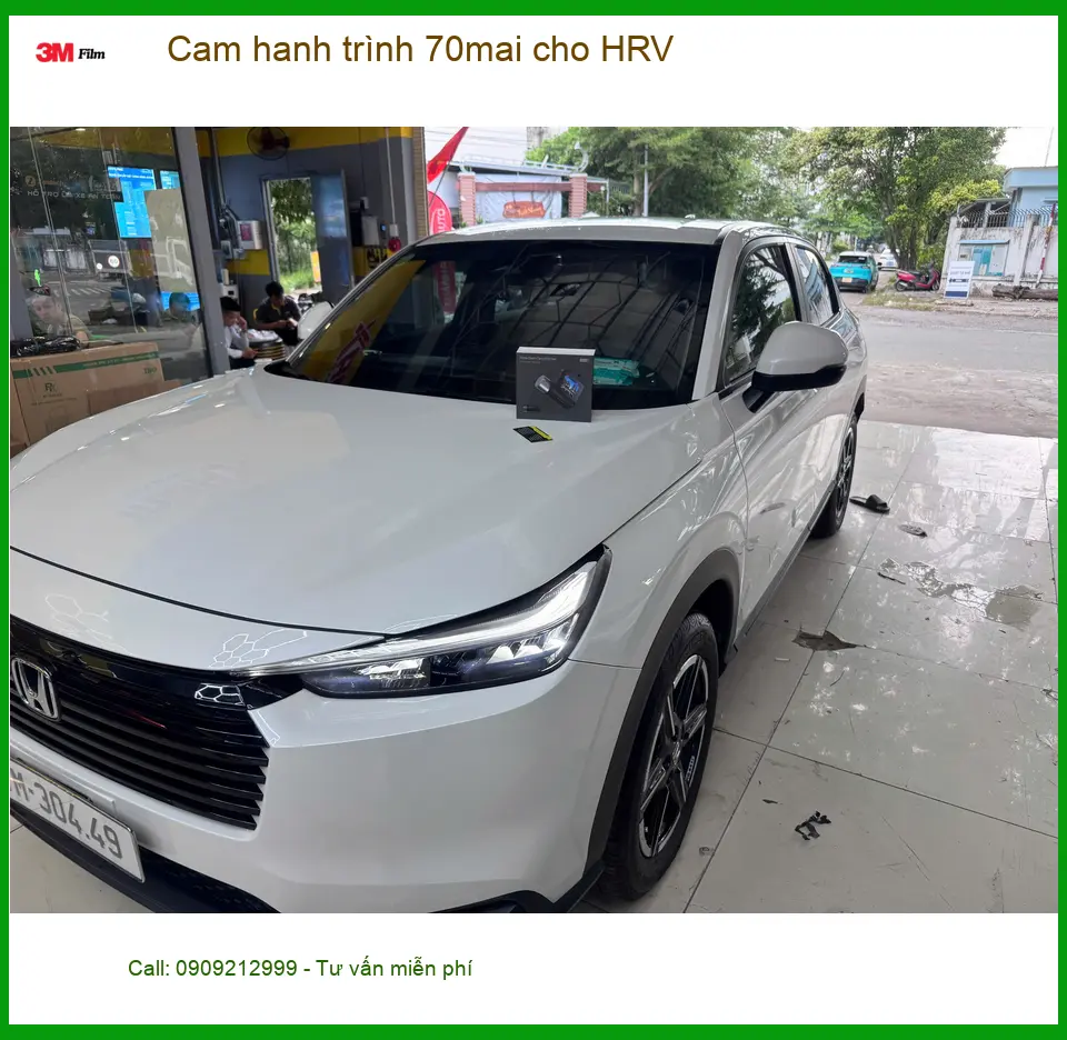 Chị Thảo lắp camera hành trình 70mai cho HRV tại Quận 9 an tâm lái xe ảnh thực tế 3