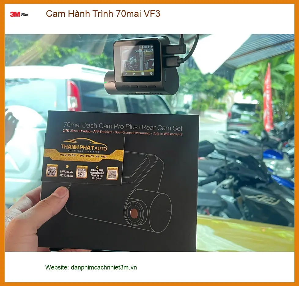 Anh Quân lắp Cam Hành Trình 70mai VF3 tại Thủ Đức cho VF5