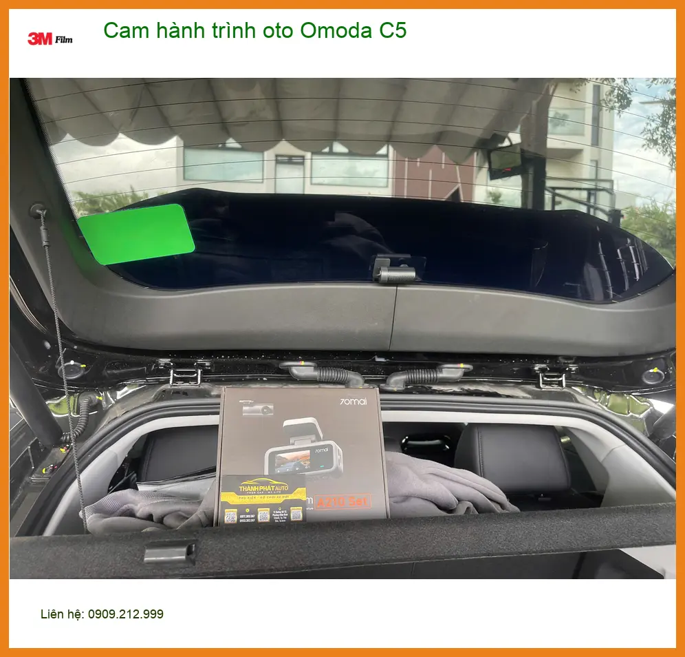 Anh Trường lắp cam hành trình oto Omoda C5 Quận 9 để ghi lại mọi khoảnh khắc trên đường ảnh thực tế 2