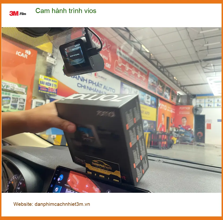 Anh Tân lắp cam hành trình cho Toyota Vios sau khi gặp va chạm nhỏ ở Quận 12 ảnh thực tế 3