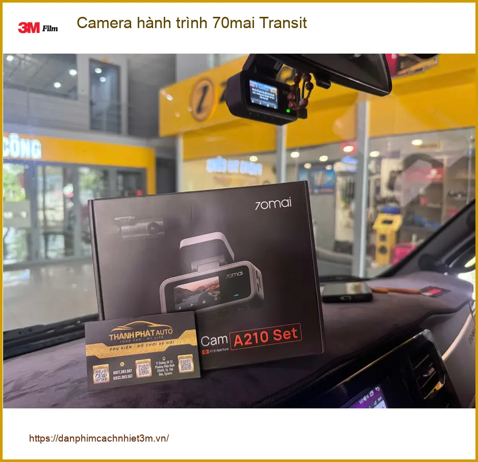 Anh Dũng lắp Camera hành trình 70mai Ford Transit tại Quận 9 an tâm ảnh thực tế 3
