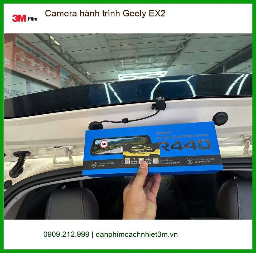 Anh Minh lắp Camera hành trình Geely EX2 Quận 12 để yên tâm lái xe công nghệ