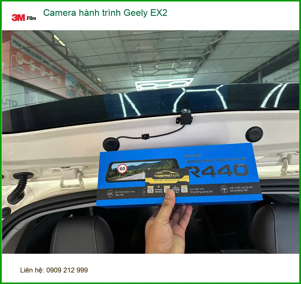 Anh Minh lắp Camera hành trình Geely EX2 Quận 12 để yên tâm lái xe công nghệ ảnh thực tế 3
