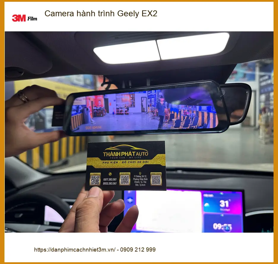 Anh Minh lắp Camera hành trình Geely EX2 Quận 12 để yên tâm lái xe công nghệ ảnh thực tế 4