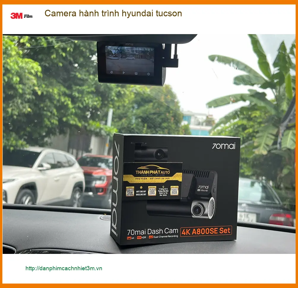 Anh Minh lắp Camera hành trình Hyundai Tucson Quận 9 để ghi lại mọi khoảnh khắc trên đường ảnh thực tế 2