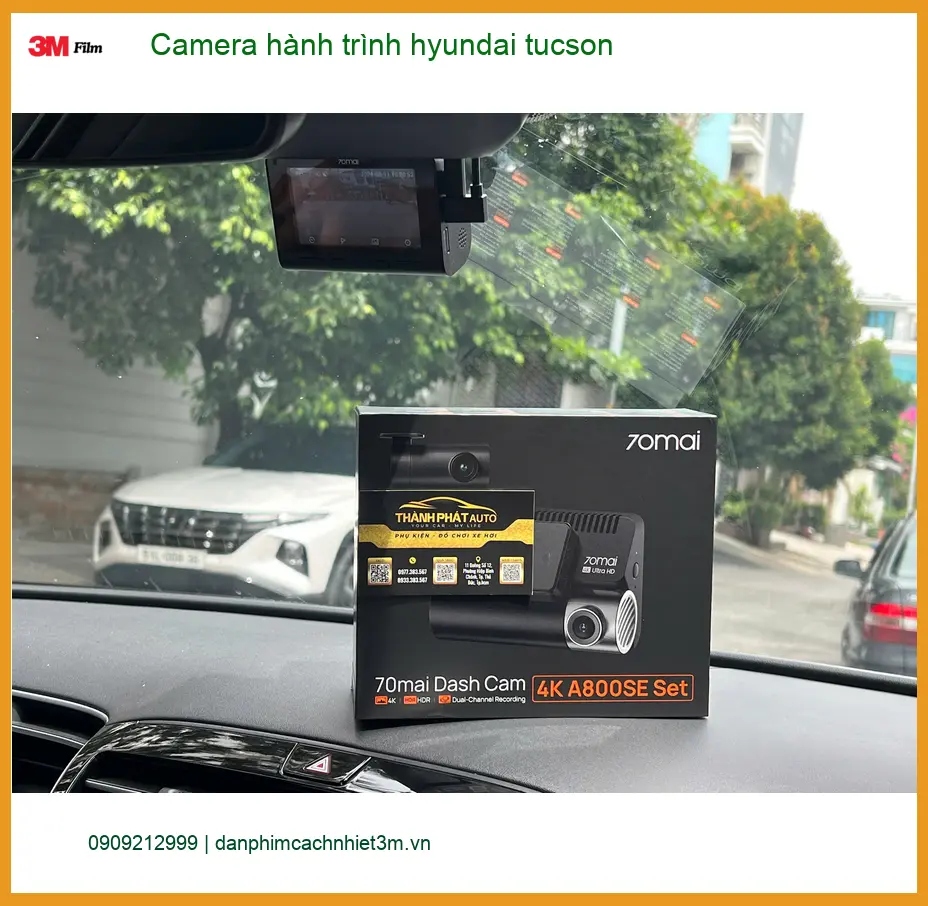 Chị Thảo lắp camera hành trình Hyundai Tucson ở Quận Thủ Đức để an tâm ảnh thực tế 2