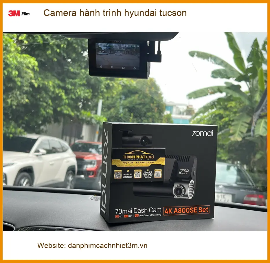 Chị Thảo lắp camera hành trình Hyundai Tucson ở Quận Thủ Đức để an tâm ảnh thực tế 4