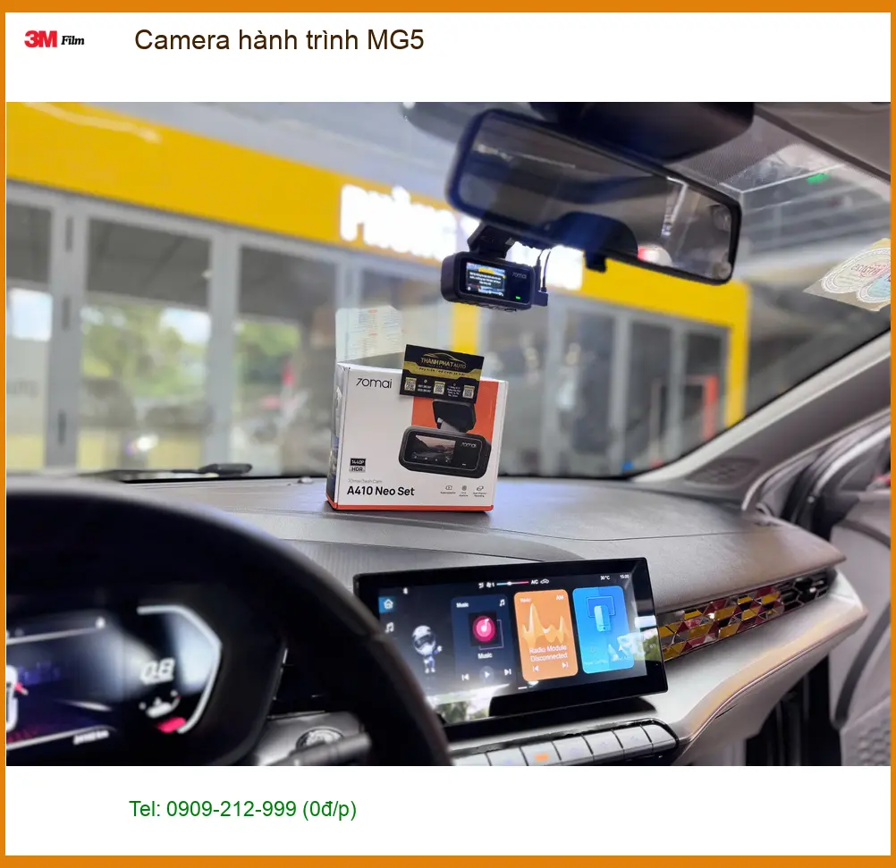 Anh Thọ lắp Camera hành trình MG5 tại Quận 9 để ghi lại hành trình rõ nét ảnh thực tế 3