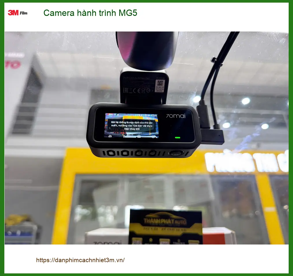 Anh Thọ lắp Camera hành trình MG5 tại Quận 9 để ghi lại hành trình rõ nét ảnh thực tế 4
