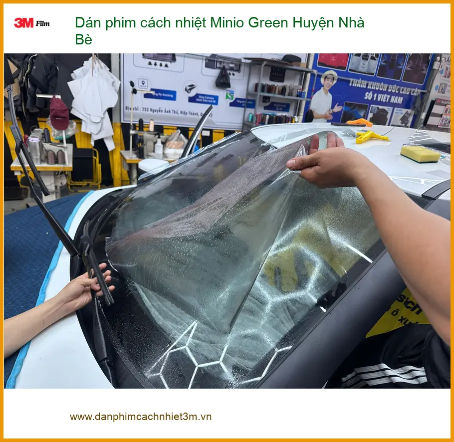 Nơi Dán Phim Cách Nhiệt Ô Tô Minio Green Huyện Nhà Bè - Giá Tốt TPHCM ảnh thực tế 2