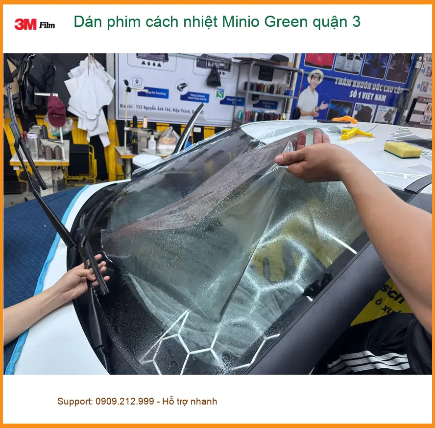 Nơi Dán Phim Cách Nhiệt Ô Tô phim cách nhiệt Minio Green quận 3 - Giá Tốt TPHCM