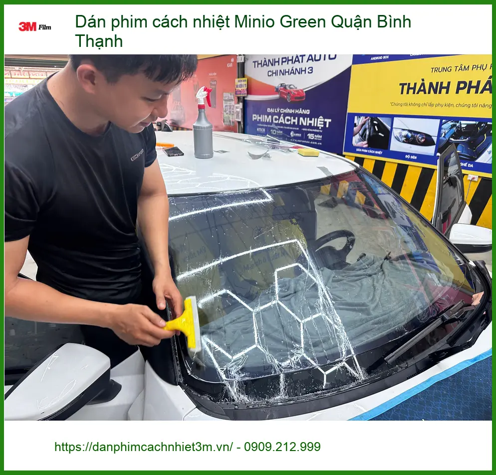 Nơi Dán Phim Cách Nhiệt Ô Tô Minio Green Quận Bình Thạnh - Giá Tốt TPHCM ảnh thực tế 2