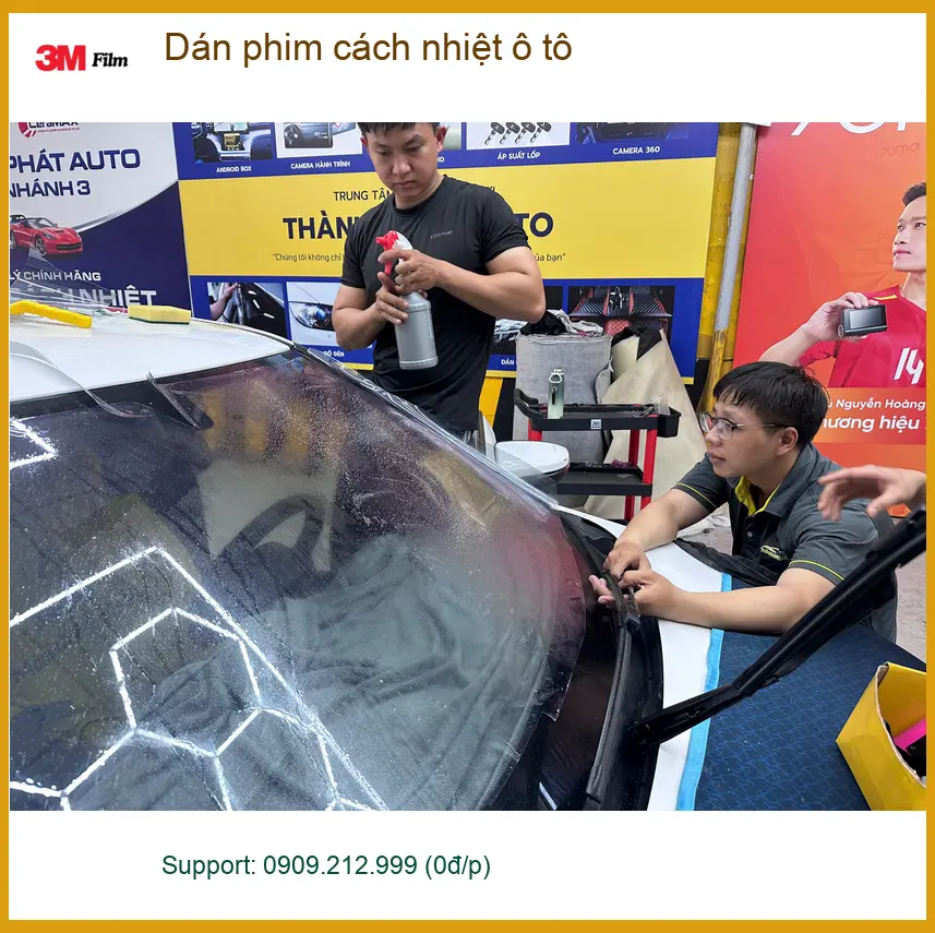 Anh Cường dán phim cách nhiệt ô tô Hyundai Creta tại Quận 12 để giảm nhiệt và bảo vệ nội thất xe