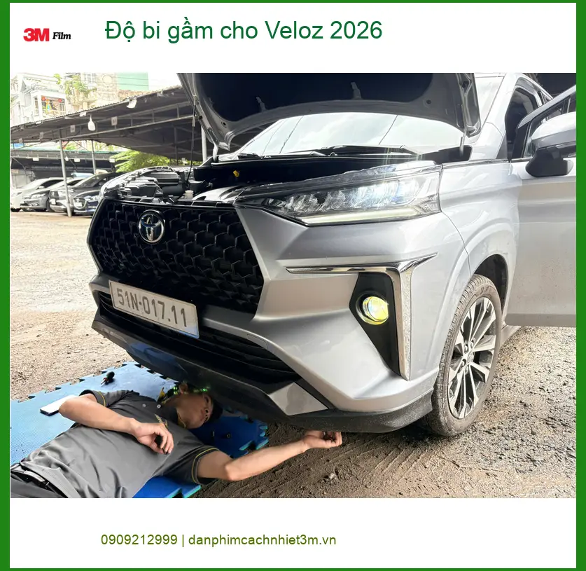 Anh Khải độ bi gầm cho Veloz 2026 tại Thủ Đức vì hay đi đường tối về khuya