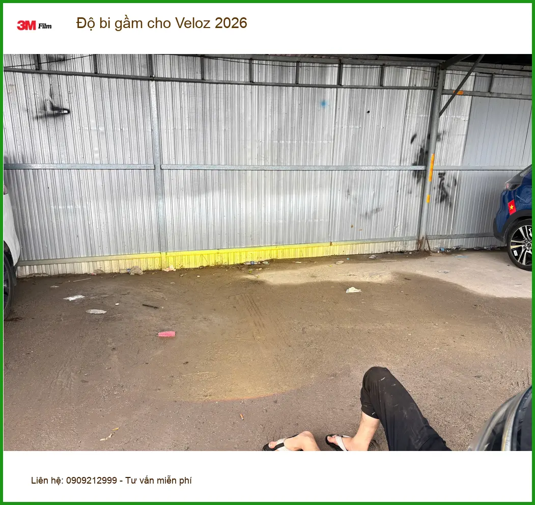 Anh Khải độ bi gầm cho Veloz 2026 tại Thủ Đức vì hay đi đường tối về khuya ảnh thực tế 4