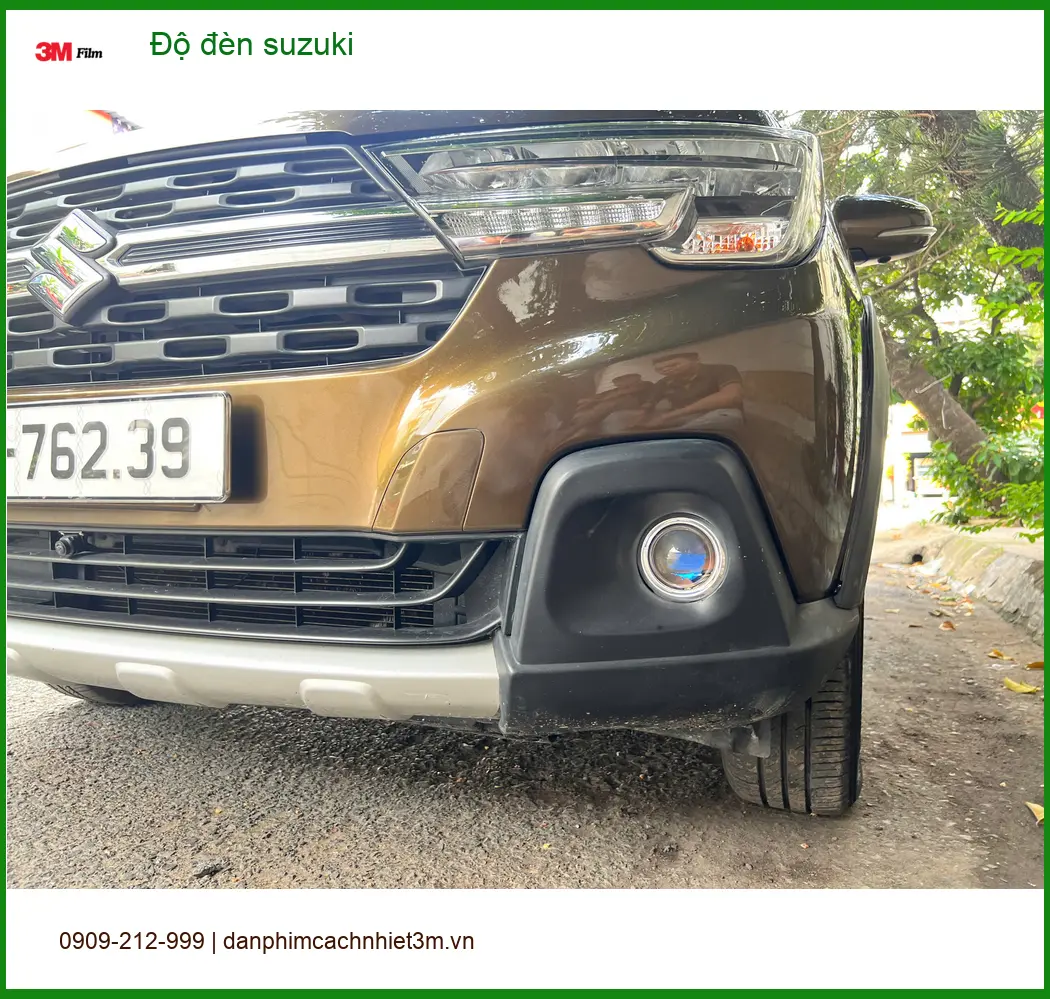 Anh Long độ đèn Suzuki XL7 tại Thủ Đức để cải thiện tầm nhìn khi lái xe đêm ảnh thực tế 3