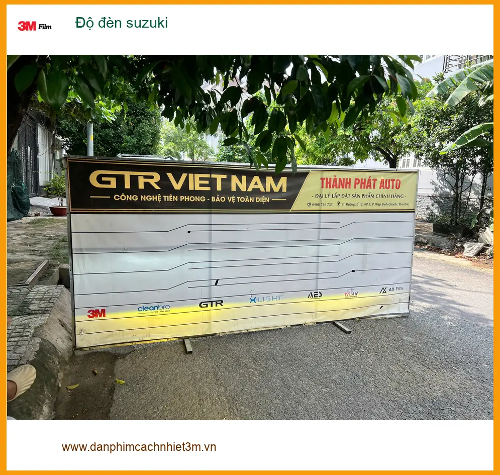Anh Long độ đèn Suzuki XL7 tại Thủ Đức để cải thiện tầm nhìn khi lái xe đêm ảnh thực tế 4