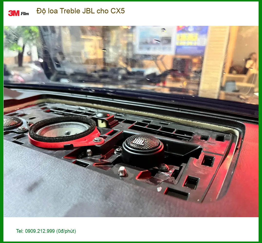 Anh Tùng độ loa Treble JBL cho CX5 Quận Thủ Đức nghe nhạc hay hơn