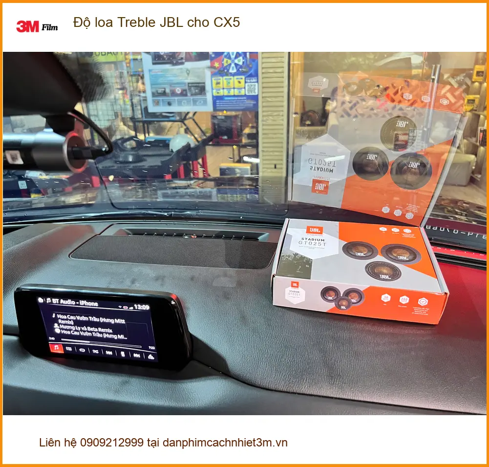 Anh Tùng độ loa Treble JBL cho CX5 Quận Thủ Đức nghe nhạc hay hơn ảnh thực tế 2