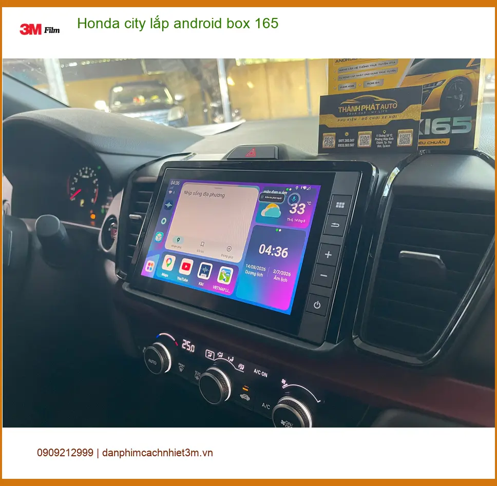 Anh Long lắp Android Box cho Honda City tại 165 Quận 12 để trải nghiệm giải trí thông minh ảnh thực tế 2
