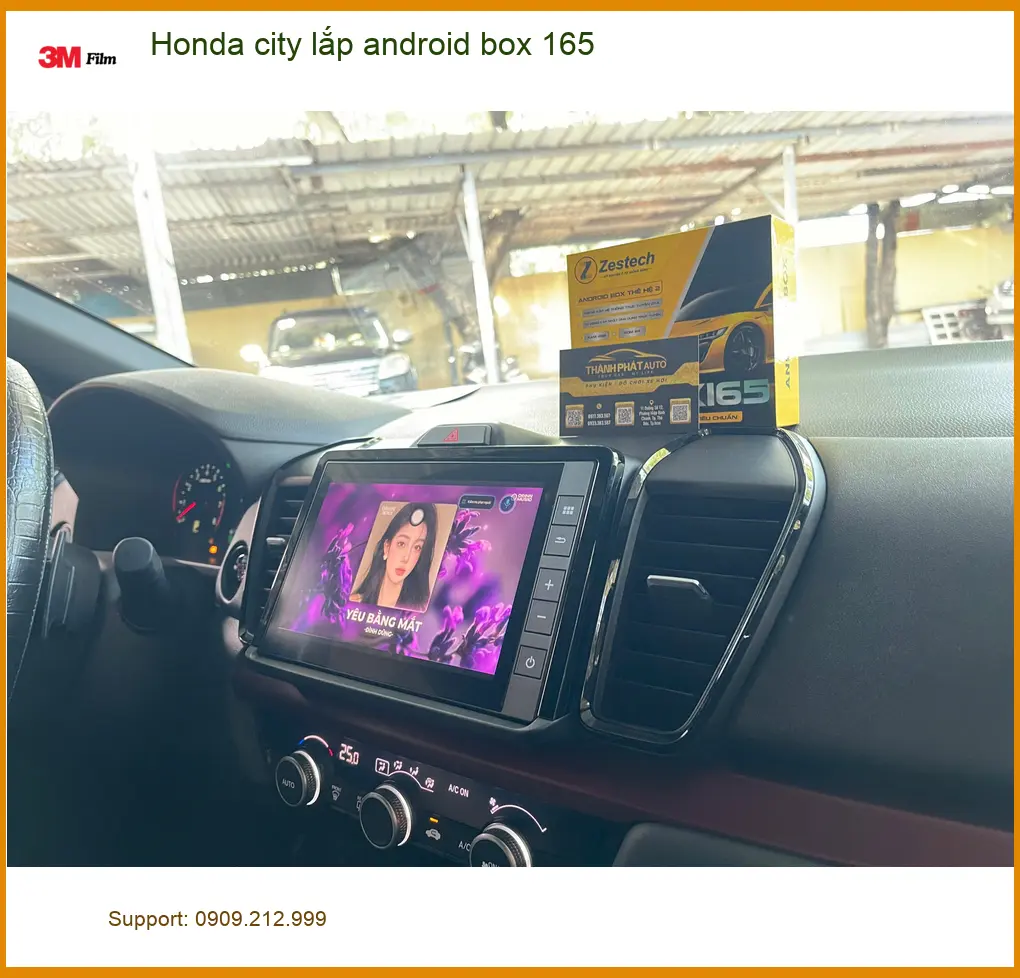 Anh Long lắp Android Box cho Honda City tại 165 Quận 12 để trải nghiệm giải trí thông minh ảnh thực tế 3