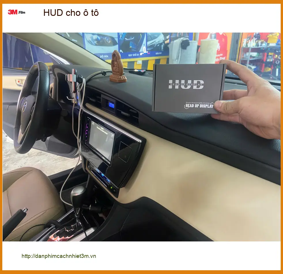 Anh Duy Khang lắp HUD cho ô tô Kia Sorento tại Quận 12 để lái xe an toàn hơn ảnh thực tế 5