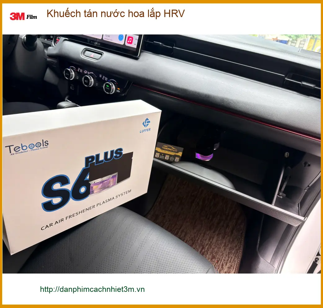 Anh Khang lắp khuếch tán nước hoa cho Honda HRV tại Thủ Đức để khử mùi xe mới mua ảnh thực tế 2