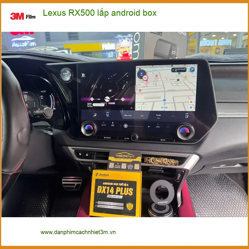Bác Lân lắp Android Box cho Lexus RX500 tại Quận 9 để xem giải trí khi chờ đón cháu
