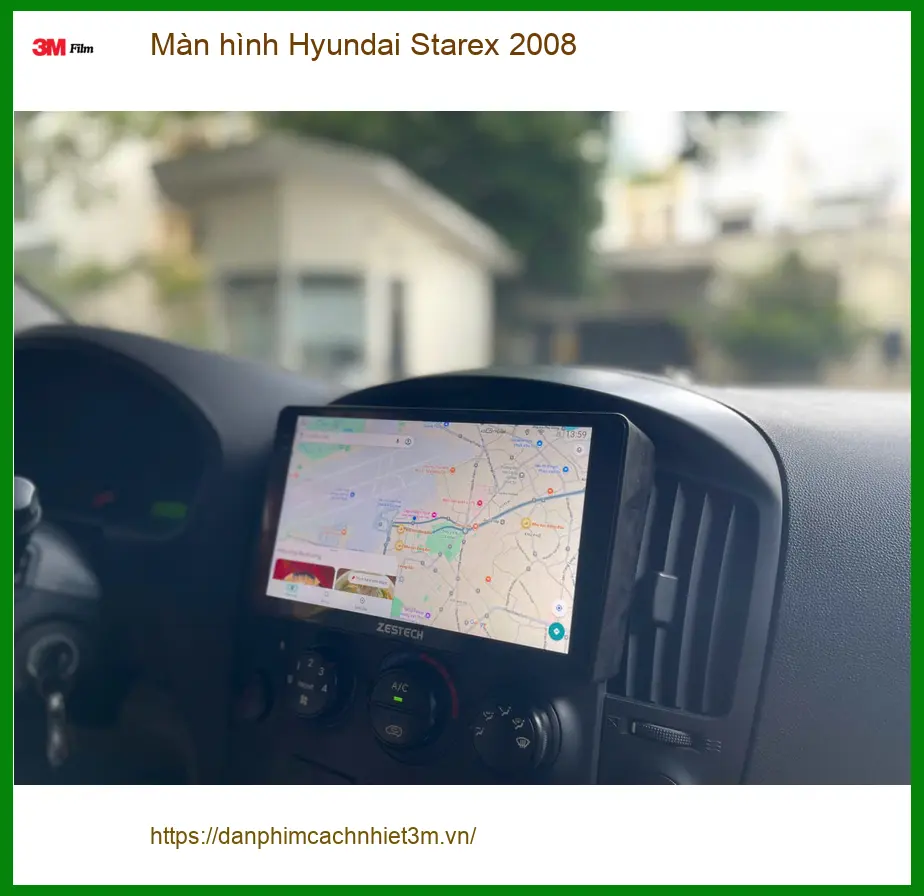 Chị Thư lắp màn hình Hyundai Starex 2008 tại Quận 12 để nâng cấp trải nghiệm giải trí ảnh thực tế 3