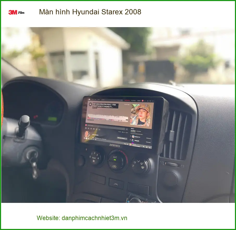 Chị Thư lắp màn hình Hyundai Starex 2008 tại Quận 12 để nâng cấp trải nghiệm giải trí ảnh thực tế 4