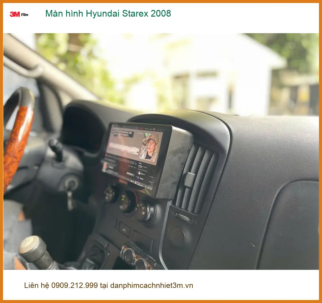 Chị Thư lắp màn hình Hyundai Starex 2008 tại Quận 12 để nâng cấp trải nghiệm giải trí ảnh thực tế 5