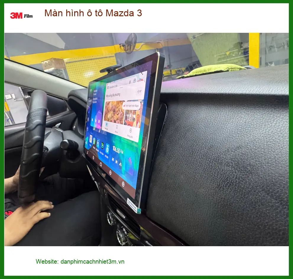 Chị Trâm nâng cấp màn hình ô tô Mazda 3 tại Quận 9 - Trải nghiệm mới ảnh thực tế 2