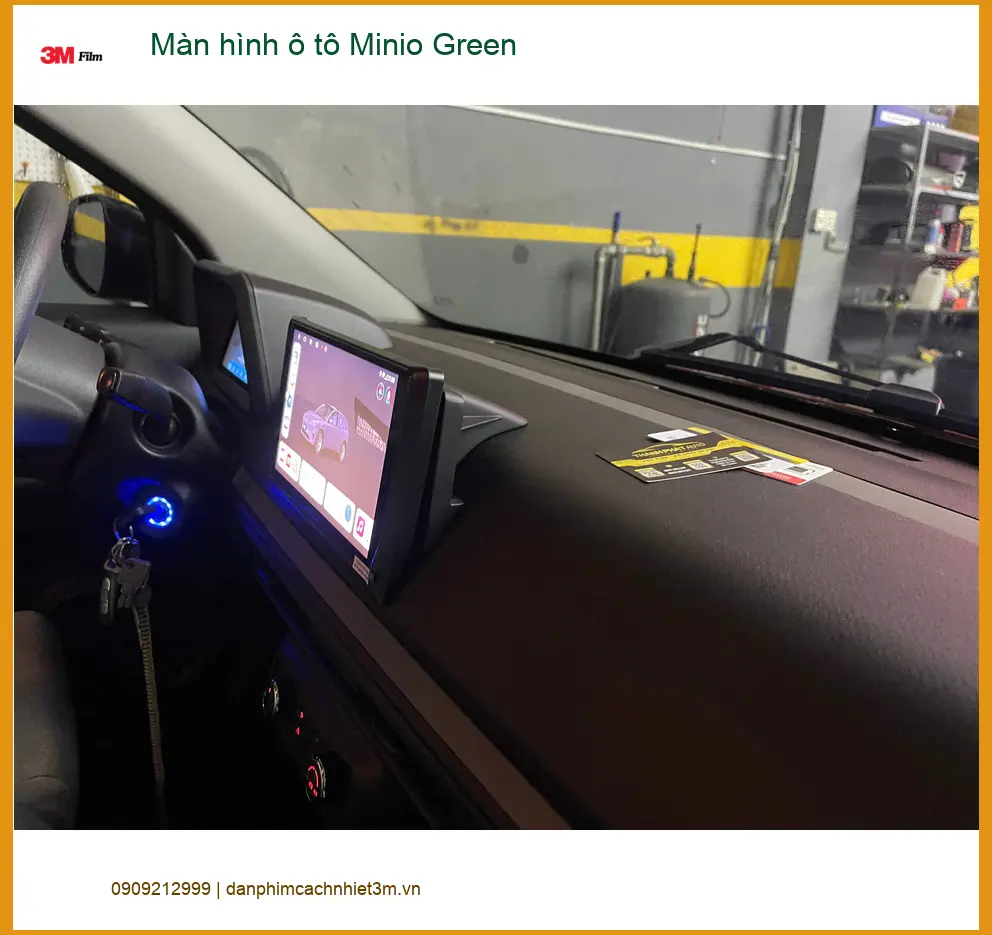 Anh Kiên lắp màn hình ô tô Minio Green cho Hyundai Creta tại Quận 12 để giải trí trên xe ảnh thực tế 2
