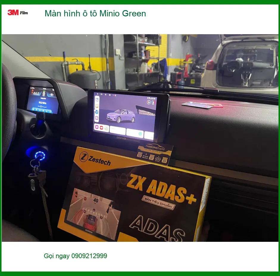 Cô Trâm lắp Màn hình ô tô Minio Green cho Mazda CX-5 tại Quận Thủ Đức ảnh thực tế 4