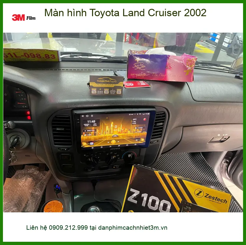 Anh Huy lắp màn hình Android cho Toyota Land Cruiser 2002 tại Quận 9 ảnh thực tế 3