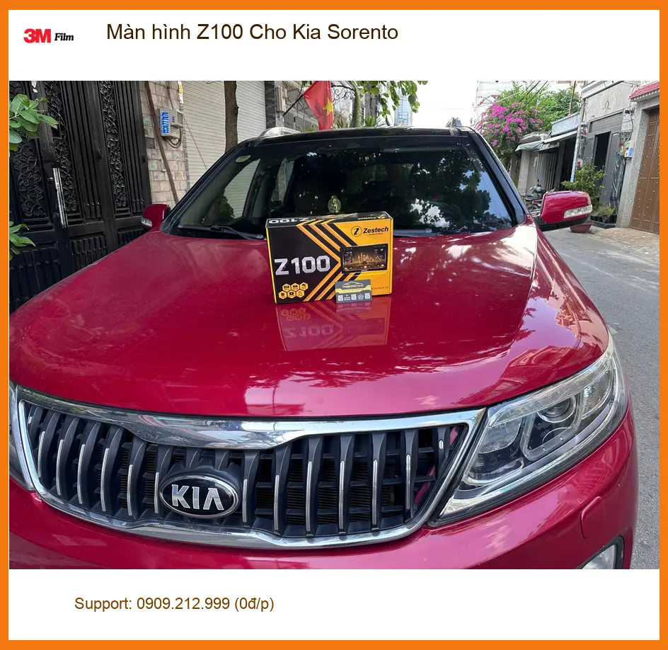 Anh Kiên lắp màn hình Z100 Kia Sorento tại Quận 12 nâng cấp trải nghiệm giải trí ảnh thực tế 3