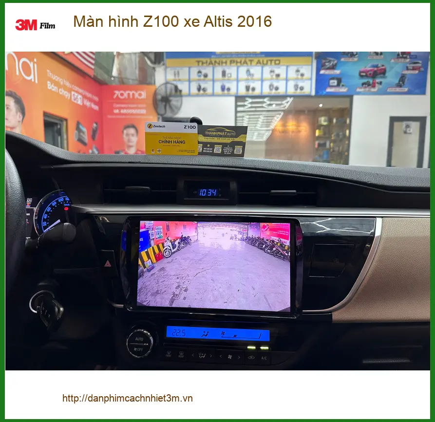 Anh Tùng lắp Màn hình Z100 cho Altis 2016 tại Quận 12 để nâng cấp giải trí ảnh thực tế 3