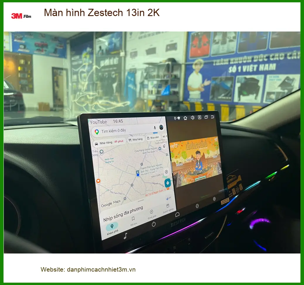 Anh Minh lắp Màn hình Zestech 13in 2K cho Hyundai Accent tại Quận 12 ảnh thực tế 4
