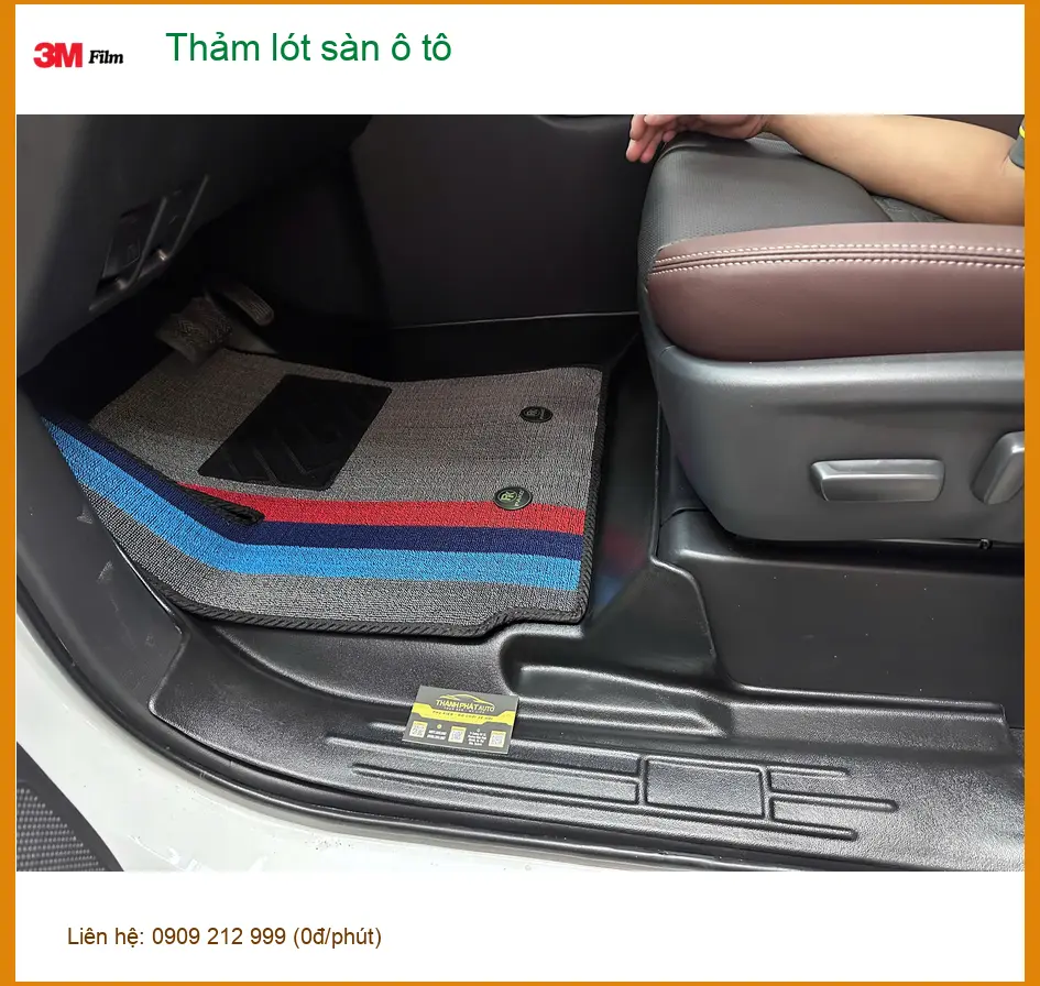 Anh Bách thay thảm lót sàn ô tô cho Kia Sonet tại Quận 12 để nội thất luôn sạch đẹp ảnh thực tế 4