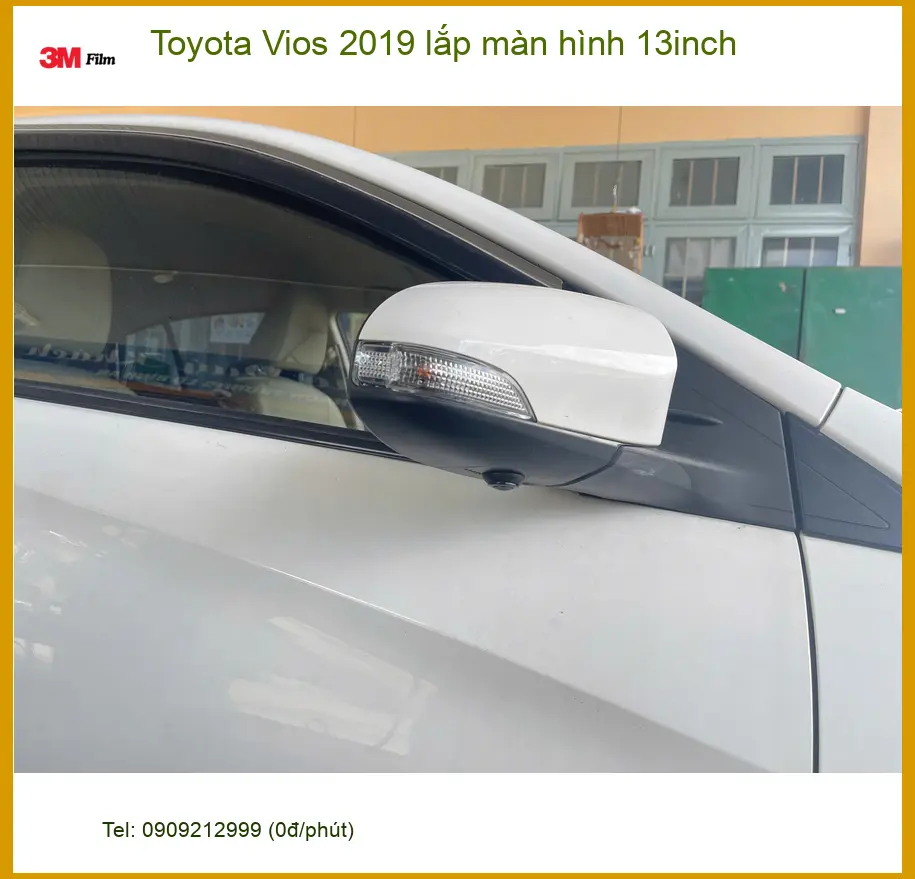 Anh Kiên nâng cấp màn hình 13inch cho Toyota Vios 2019 tại Quận 9 ảnh thực tế 2