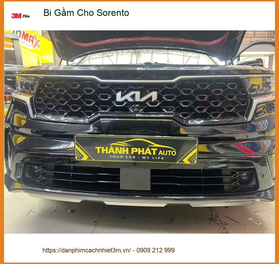 Anh Khang nâng cấp Bi Gầm cho Sorento tại Quận 9 để cải thiện tầm nhìn ban đêm
