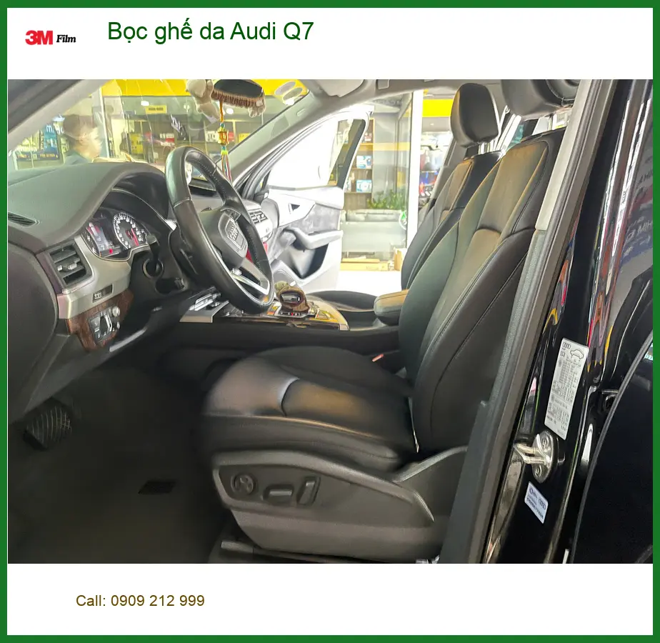 Anh Đạt bọc ghế da Audi Q7 tại Quận 9 để nội thất sang trọng, dễ vệ sinh