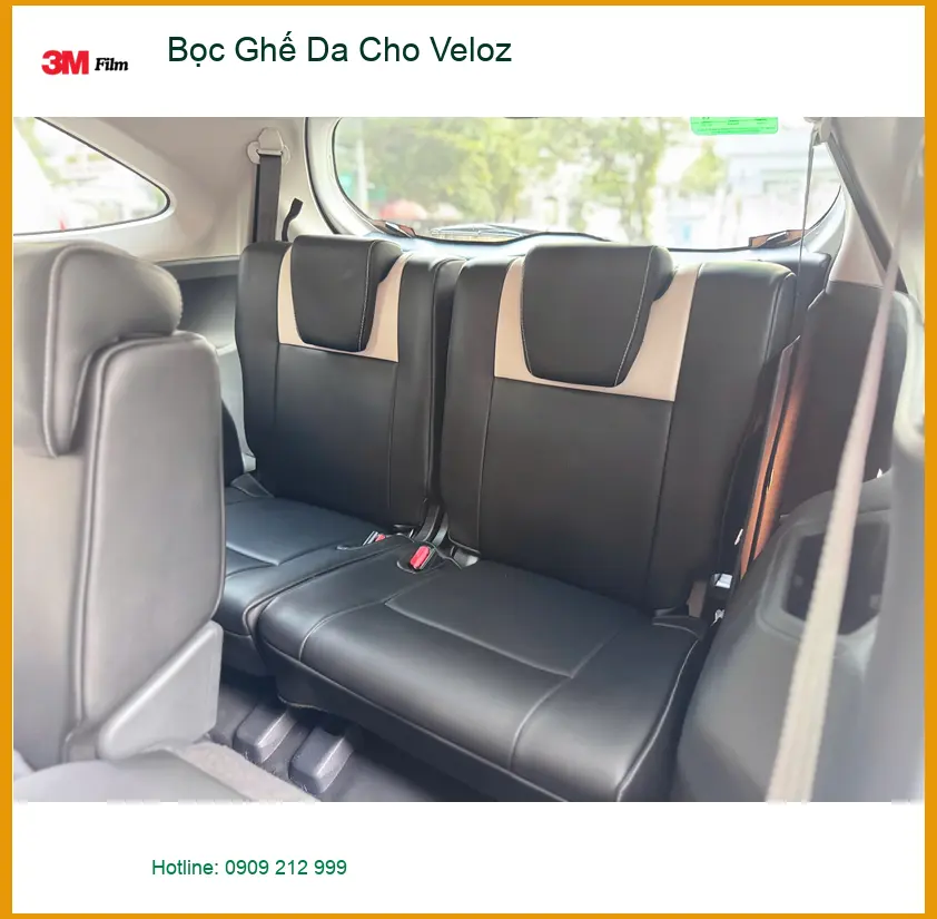 Anh Tùng bọc ghế da cho Veloz tại Quận 9 để nâng tầm không gian nội thất ảnh thực tế 2