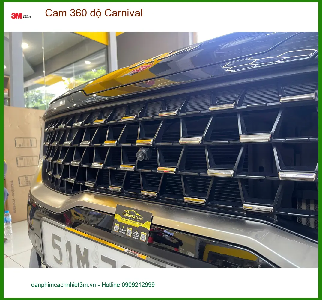 Anh Huy lắp Camera 360 độ Kia Carnival tại Quận 9 vì lo lắng điểm mù